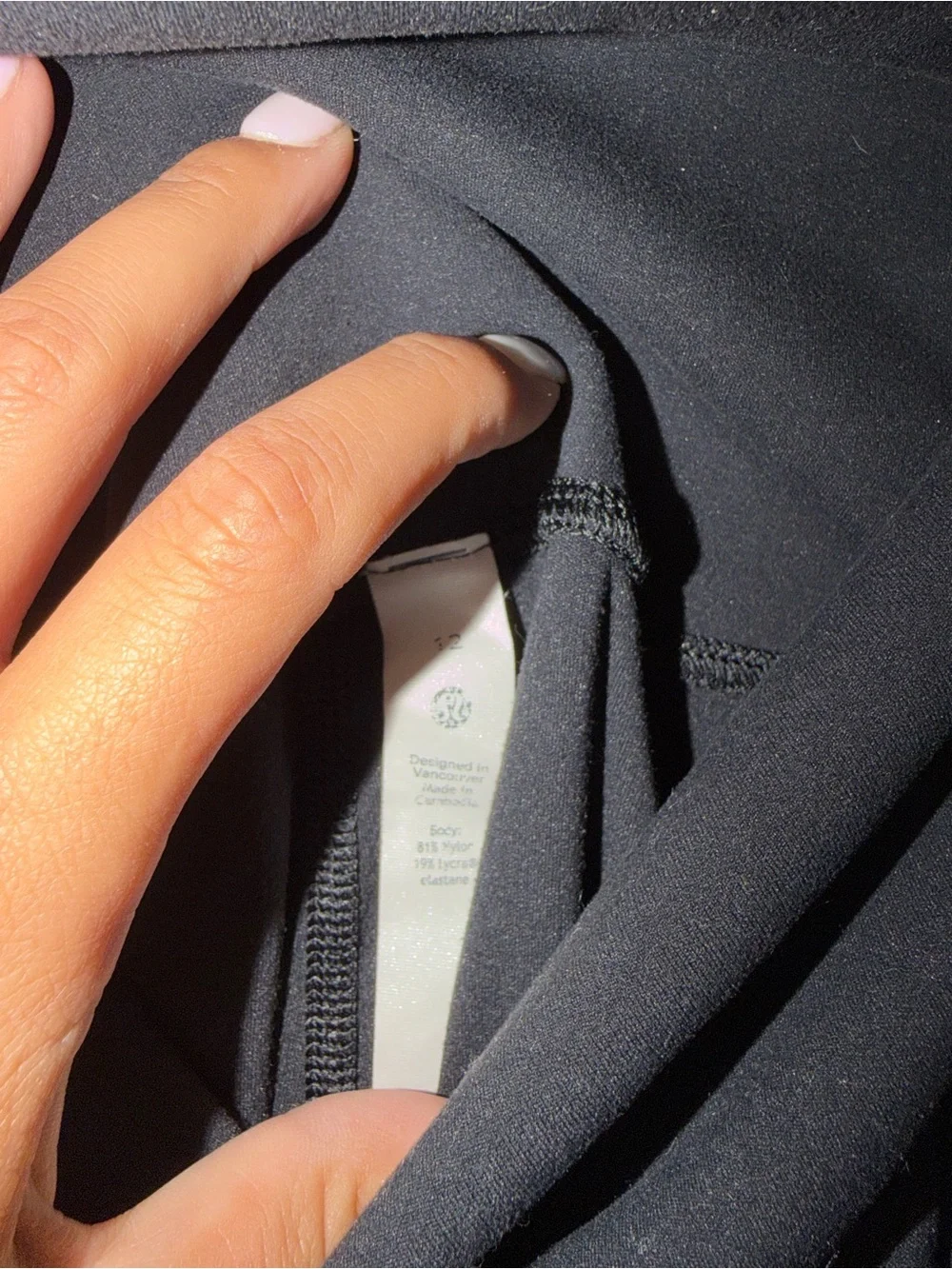 Lululemon Align High-Rise Crop Leggings Black Size 12